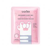 Usado para pelar y aclarar las manos, 10 pares/5 pares de mascarilla para manos con lindo diseño de rasguños de gato, puede hidratar y suavizar las líneas de las manos, adecuado tanto para hombres como para mujeres, usado para el cuidado de manos secas, envejecidas y agrietadas - Blanco - Ver 7