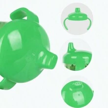 1 件 250ml/260ml 卡通动物鸭嘴防漏训练杯带一体式手柄，360 度防溢魔术饮水杯，适合日常使用 - 彩色 - 查看 9