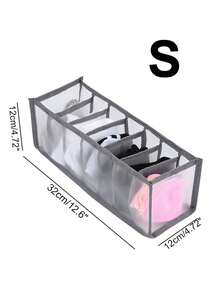 1/4pcs Mesh Division Underwear Storage Box Set, Clothing Division Storage Box, Household Foldable Portable Storage Basket, Perfect For Home Organization, Autumn And Winter Wardrobe Refresh, Back To School, Christmas Gift Idea, Keeps Clothing Neat And Accessible, Easy To Use, Space-Saving Design, Ideal For Bedroom, Closet, Dorm Room, High Conversion Keywords Included, Stylish And Practical, Must-Have For Families And Students.