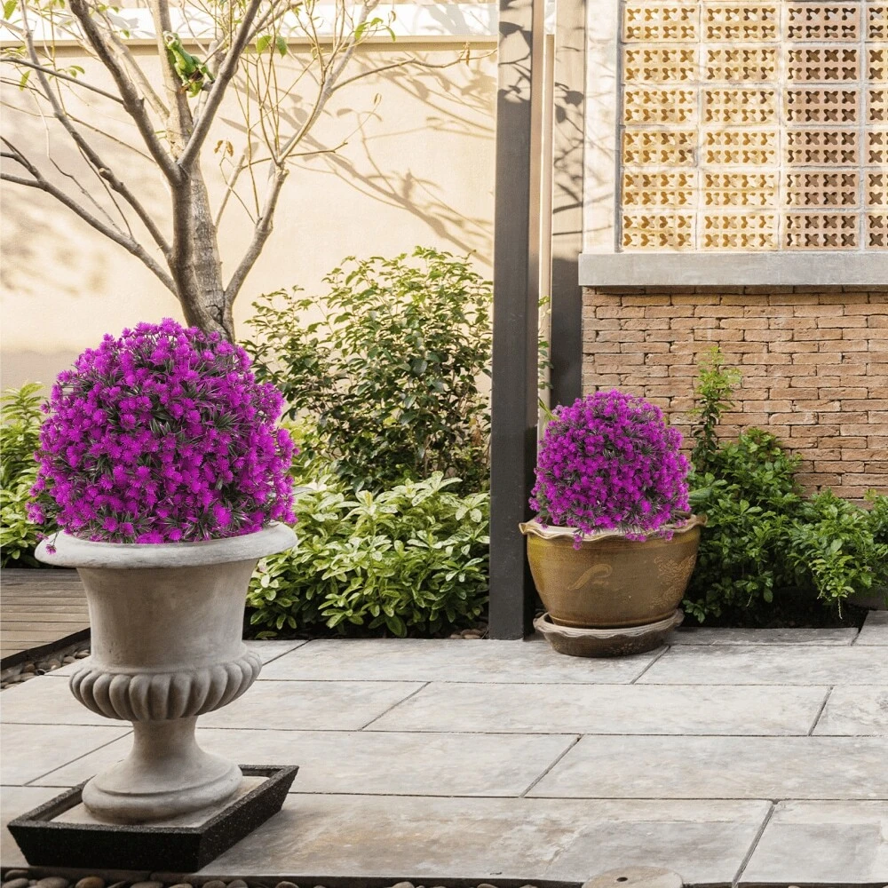 Artificial Olive Topiary Ball Trees Outdoor And Indoor Faux Shrubs UV