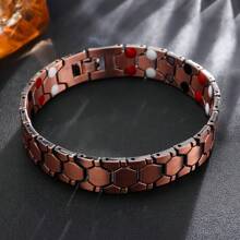 1 szt. Modna męska bransoletka z kulkami ze stali tytanowej, bransoletka magnetyczna 4 w 1, wykwintna wodoodporna i nieblaknąca biżuteria Prezent dla rodziny lub przyjaciół, prezent na dzień ojca