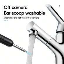 Smart Visual Ear Cleaner Portable Visual Ear Pick For Adult Ear Cleaning & Ear Canal Cleaning HD Endoscope Type-C Charging - Black - View 10