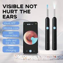 Smart Visual Ear Cleaner Portable Visual Ear Pick For Adult Ear Cleaning & Ear Canal Cleaning HD Endoscope Type-C Charging - Black - View 11