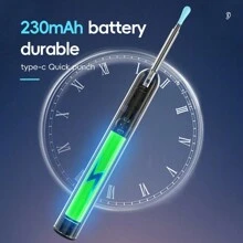 Smart Visual Ear Cleaner Portable Visual Ear Pick For Adult Ear Cleaning & Ear Canal Cleaning HD Endoscope Type-C Charging - Black - View 7