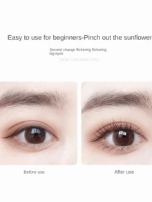 Máy uốn mi Flying Máy uốn mi thủ công cho độ cong lâu dài, Máy uốn mi hoa hướng dương tím, Máy uốn mi góc rộng thân thiện với người mới bắt đầu - Nhiều màu - Xem 4