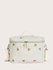 Túi cách nhiệt họa tiết chấm bi và gấu dễ thương phong cách Hàn Quốc mới, Túi xách đa năng dung tích lớn Túi đựng đồ ăn trưa Túi tote đựng đồ làm mát Túi đựng đồ ăn trưa dễ thương cho nữ Túi đựng đồ ăn trưa Túi đựng đồ ăn trưa nhỏ Hộp đựng đồ ăn trưa Hộp đựng đồ ăn trưa Túi đựng đồ ăn trưa cho giáo viên nữ Túi dã ngoại du lịch Túi đựng đồ làm mát cắm trại Túi đựng đồ ăn trưa Túi đựng đồ ăn dã ngoại Túi đựng đồ ăn trưa Bento - trắng - Xem 3