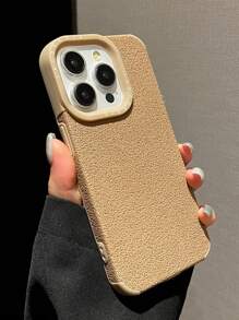 Funda de teléfono en forma de media luna, compatible con iPhone 16 Pro Max/16 Pro/16/16 Plus/15/15 Pro Max/15 Pro/15 Plus/11/12/13/14 Pro Max/XS/XR/11 Pro/11 Pro Max/12 Pro/12 Pro Max/13 Pro/13 Pro Max/14 Pro/14 Pro Max/14 Plus, diseño creativo para hombres y mujeres, funda suave - Caqui - Ver 2