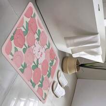 1 件浴室垫，硅胶防滑吸水门垫，入口家居装饰地毯，适用于厨房、卧室家居浴室装饰地毯户外地毯门垫秋季装饰浴室配件返校入口装饰 - 767 - 查看 9