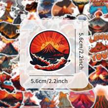 50 Miếng dán hình núi lửa phun trào cho bình nước, máy tính xách tay, ván trượt, đề can phun trào núi lửa Kechup, miếng dán hoạt hình bằng nhựa vinyl chống thấm nước dành cho trẻ em, thanh thiếu niên, người lớn - Nhiều màu - Xem 2