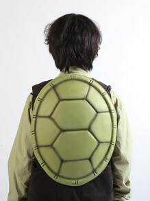 少年忍者神龟角色扮演道具 演出舞蹈服装道具 EVA仿真龟壳 搞怪可爱 适合节日装扮 加厚版（表面加工痕迹不影响穿着）万圣节 - 綠色 - 查看 2