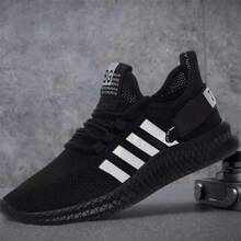 Tenis de hombre,Zapatos Para Hombres En Malla Atlética De Tenis De Gimnasio, Zapatillas Deportivas Ligeras Para Entrenamiento De Carrera Y Deportes, Calzado Casual Y Cómodo En , Entrenadores