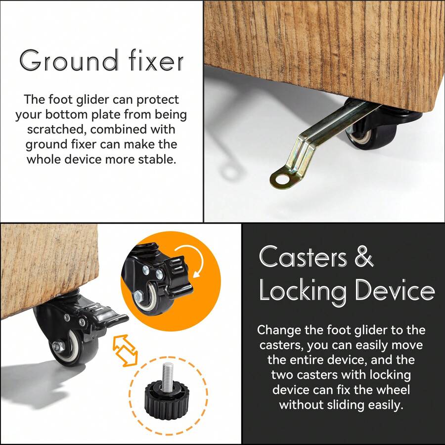 Patio Propane Heater, Outdoor 41000BTU Standing Heater With Double