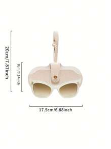 眼镜收纳袋、便携式太阳镜收纳袋、时尚百搭眼镜架、女士眼镜盒、旅行太阳镜保护套、旅行友好且耐用的设计旅行必需品旅行配件旅行包度假假期返校学校用品太阳镜女士 - 彩色 - 查看 7