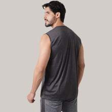 Men Tank Tops - 綠色 - 查看 3