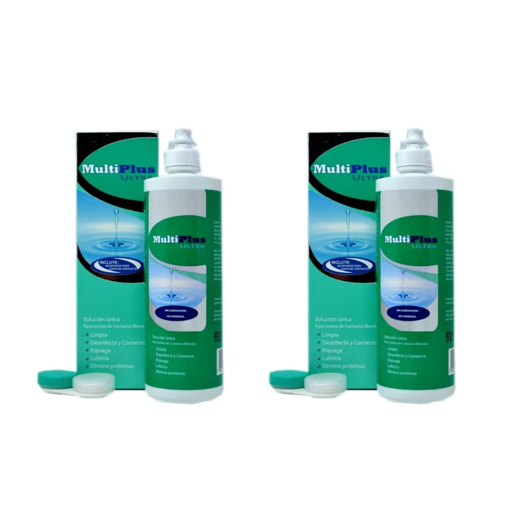 Solución Para Lentes De Contacto Multiplus Ultra 120ml "2x1"