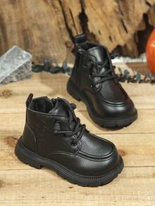 Baby Stiefel, Herbst/Winter gefütterte warme Baby Stiefel, rutschfeste Lauflernschuhe für Kleinkind kurze Stiefel für Jungen und Mädchen