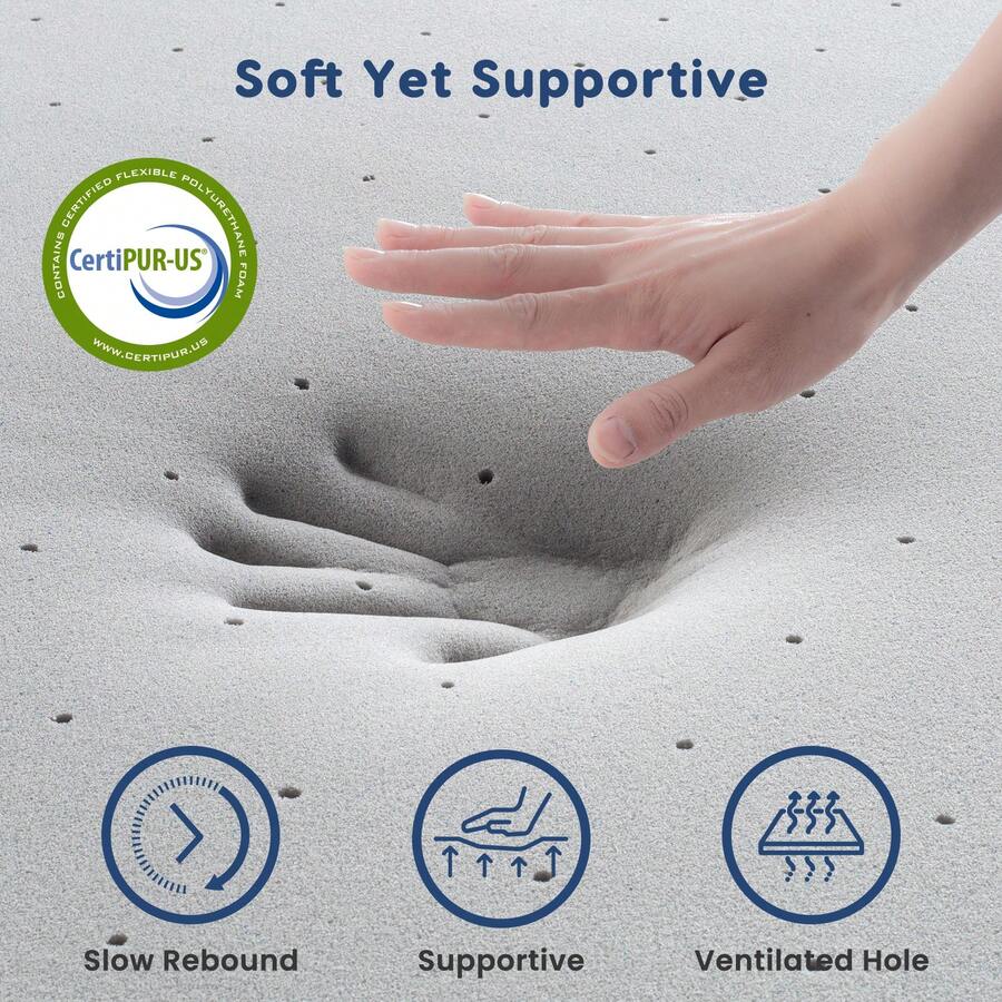 3 Inch Mattress Topper ,Gel Memory Foam Mattress Topper Bed Topper For