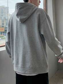 Men Hoodie Merry Christmas Hoodie Fun Print Fashion Pullover