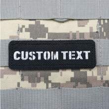 Custom 2 Pcs Reflective Name Tag With Hook Backing DJ1