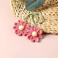 Easypie Selection 1pc Woven Flower Design Car Hanging Ornament