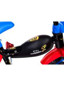 Boys' Bike Motobike 12 Inch With Basket And Tank - 藍色 - 查看 5