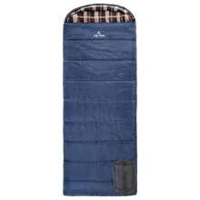 Celsius XL -25 Degree Right Zipper Sleeping Bag For Camping, Blue - Blue - View 1