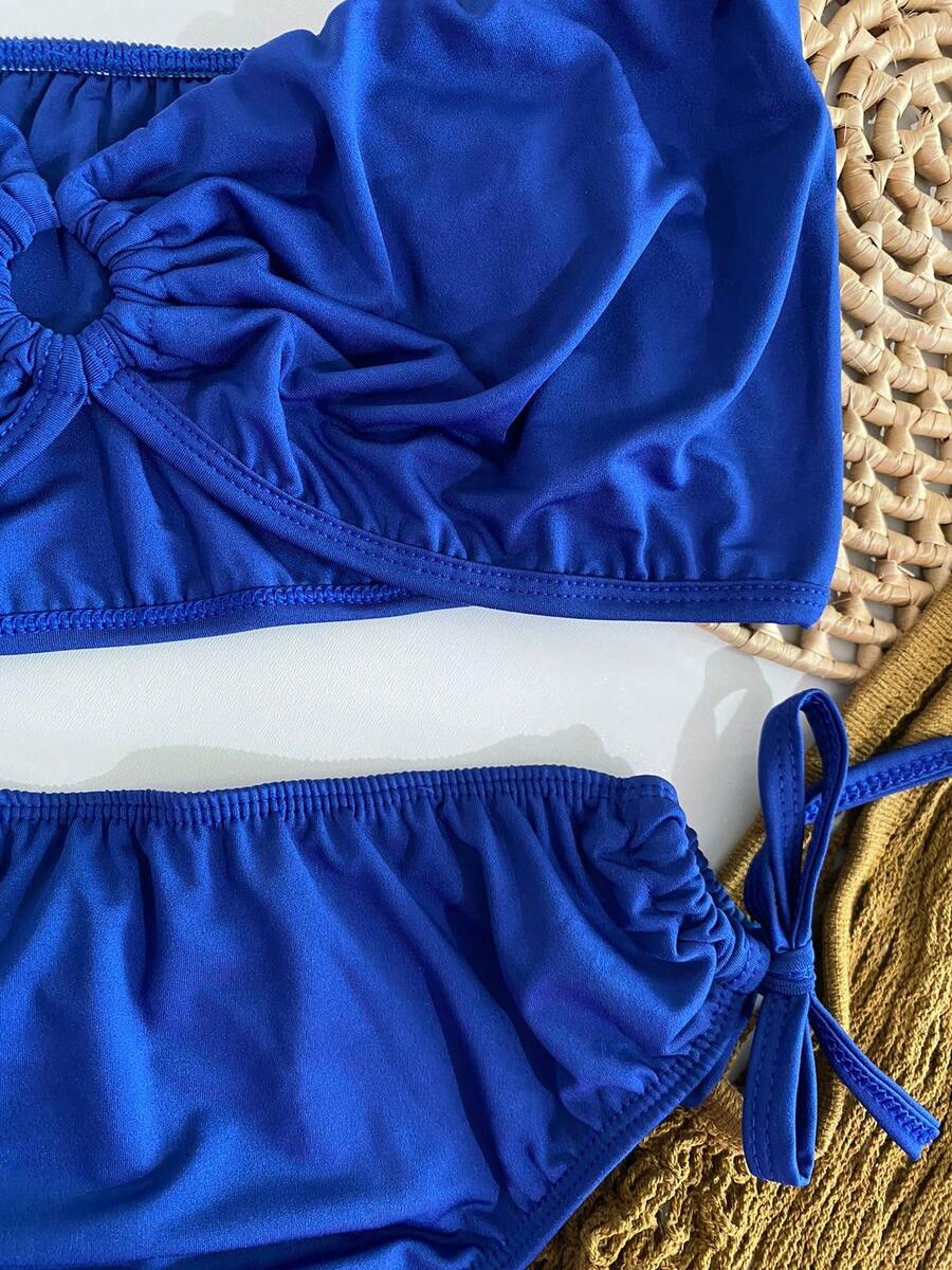 Alana GG Bikini - 寶藍色 - 查看 1