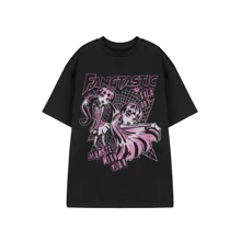 Monster High Womens/Ladies Fangtastic Draculaura Short-Sleeved T-Shirt (Black)