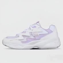 Skechers Purple Mesh Hollow Breathable Casual Sports Shoes