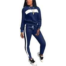 Women 2 Piece Outfits Sweatsuit Oversized Crewneck Sweatshirt Tracksuit Sweat Lounge Matching Set Fall