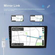 Single Din Car Stereo For Carplay For Android Auto 9 Inch Touch Screen Radio Head Unit Multimedia Player Car Audio Support FM Mirror Link USB+Backup Camera