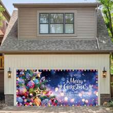 7x16 Ft Garage Door Christmas Banners, Garage Door Christmas Decor And Murals, Garage Door Christmas Cover Photo Props - Multicolor - View 15