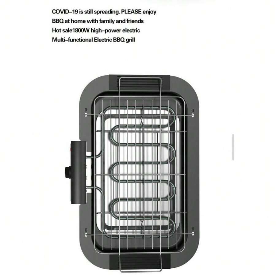 Electric Teppanyaki Table Top Grill Griddle Barbecue Plate Nonstick