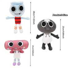 1pc Dandy's World Space Plush Doll - Soft Polyester Material Anime Inspired Plush Doll, Adorable Pink Character Suitable For All Ages, Great Gift For Movie & Video Game Fans, Perfect Holiday Present - Multicolor - View 8