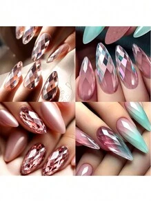 Soft Gel Tips For 3D Diamond Nails Of Different Models - Clear - View 5