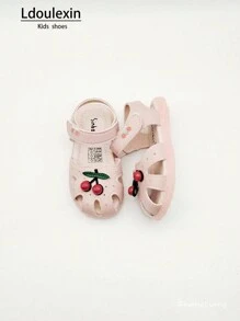 Sandali estivi alla moda per bimbe e bambine, design carino con suola morbida antiscivolo, scarpe per bambini piccolini