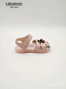 Sandali estivi alla moda per bimbe e bambine, design carino con suola morbida antiscivolo, scarpe per bambini piccolini