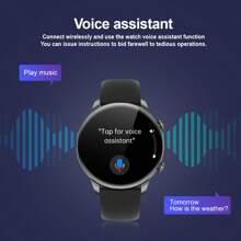 Hot New 1pc Unisex Silicone Smart Watch Band, Capable Of Dial/Answer Calls, Step Counting, Calorie Tracking, Multi-Sport Modes, Alarm, Incoming Call & Message Reminder, 1.5" Full Circle Touch Screen, Compatible With Android & IOS
