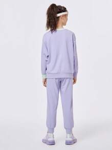Balabala Meisjes Letter Print Sport Set 2024 Herfst Trendy Tweedelig