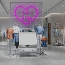 1 cái [Tùy chỉnh] Đèn Neon hình trái tim tùy chỉnh, Biển đèn Neon LED cá nhân hóa để trang trí tường, Biển đèn Neon khắc 3D cho đám cưới, tiệc sinh nhật, quầy bar kinh doanh, Biển tên tùy chỉnh, Quà tặng, Ngày lễ tình nhân, Biển tên LED cá nhân hóa, Quà tặng tiệc Galentines - nhiều màu - Xem 2