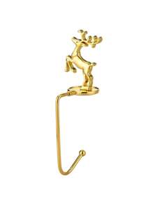 Christmas Stocking Holders For Fireplace Mantel - Metal Decorative Hooks For Holiday Socks And Gifts - Elegant Festive Decor - Multicolor - View 14