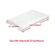 Washable High Elastic Down Composite Lining Fabric For Clothing And Bedding Products. Soft Silk-Like Regenerated Polyester Faux Silk Used For Garment And Home Textile Filling. - White - View 7