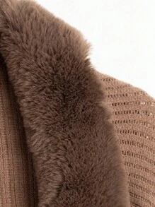 1pc Women's Fashion New Bestselling Fringed Turtleneck Poncho Scarf, Autumn/Winter