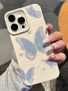 动物 1PC 可爱幻想蝴蝶图案手机壳兼容 iPhone 11/12/13/14/15 Pro Max 14/15Plus 7/8 Xs Max 生日礼物万圣节圣诞礼物 - 多色 - 查看 5