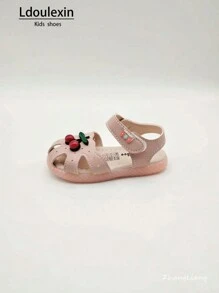 Sandali estivi alla moda per bimbe e bambine, design carino con suola morbida antiscivolo, scarpe per bambini piccolini