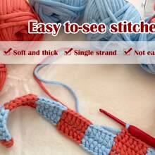 1pc Soft & Comfortable 100% Acrylic Yarn - Ideal For Crochet & Knitting DIY Projects - 4-Ply Hand Weaving, 50g/Pc, Best DIY Gift