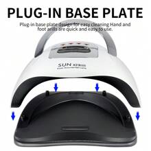 LIMEGIRL SUN X23 MAX 专业美甲烘干灯，81颗LED灯珠，带自动感应功能，适用于指甲油、凝胶指甲油及其他美甲产品 - 查看 6