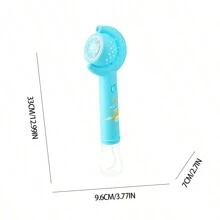 1 件自动泡泡机手持便携式电动泡泡棒带灯，男孩和女孩的礼物，户外乐趣（不含电池）