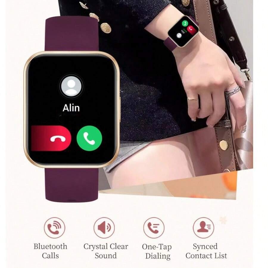 Smartwatch For Women Make Calls Alexa BuiltIn Waterproof Sports