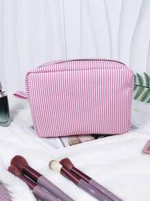 1Pc Customised Embroidery Minimalist Square Makeup Bag,Makeup Bag Makeup Pouch Skincare Bag Toiletry Bag Packing Cubes,Travel Essentials Cruise Essentials Dorm Essentials,Wedding Bridesmaid Gifts,Mom Gifts,Birthday Gifts,Gifts For Friends And Teachers,Home Decor,Bathroom Livingroom Bedroom Decor,Bathroom Organizer,Jewelry Organizer,Lip Oil Organizer,Nail Polish Organizer Storage Makeup Organizer Makeup Case
